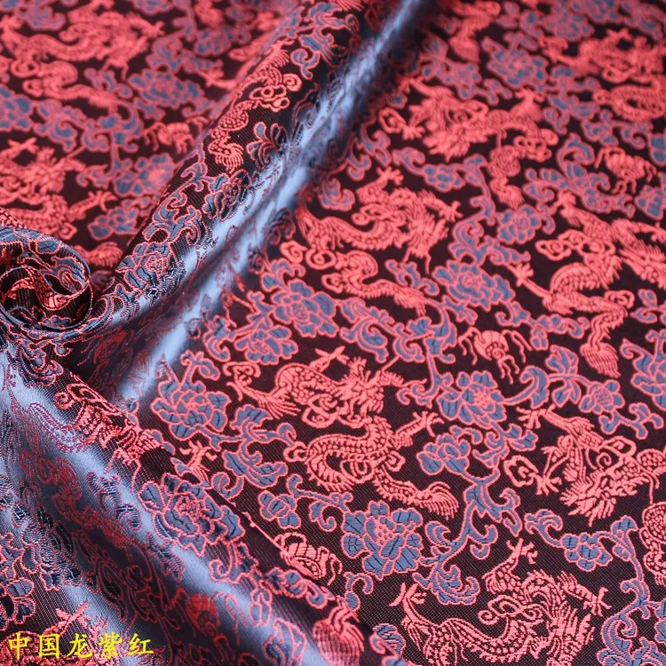 Высококлассный Золотой Серебряный Шелковый дракон в китайском стиле