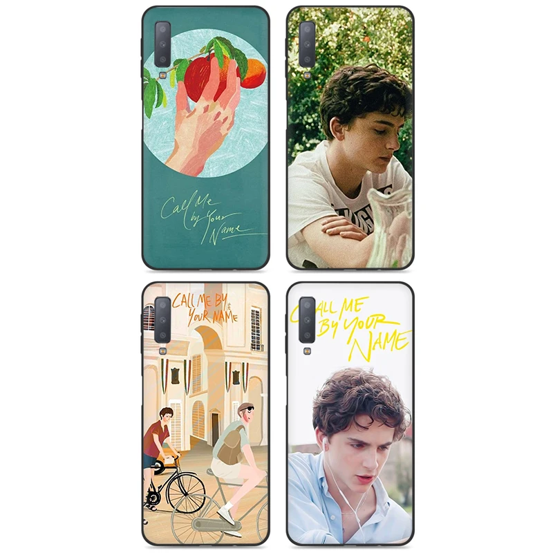 Call me на Ваше имя мягкий чехол для мобильного телефона чехол для Samsung Galaxy A3 A5 A6 A7 A8 A9 A10 A30 A40 A50 A70 J6