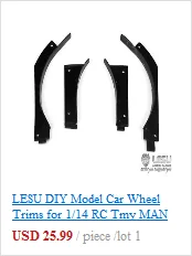 LESU 1/14 Tmy RC MAN тягач модель автомобиля Модернизированный металлический ящик для инструментов A TH04726