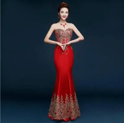 DongCMY Формальные Длинные Дизайн sweatheart vestidos плюс размеры элегантный мусульманский вечернее платье - Цвет: Красный