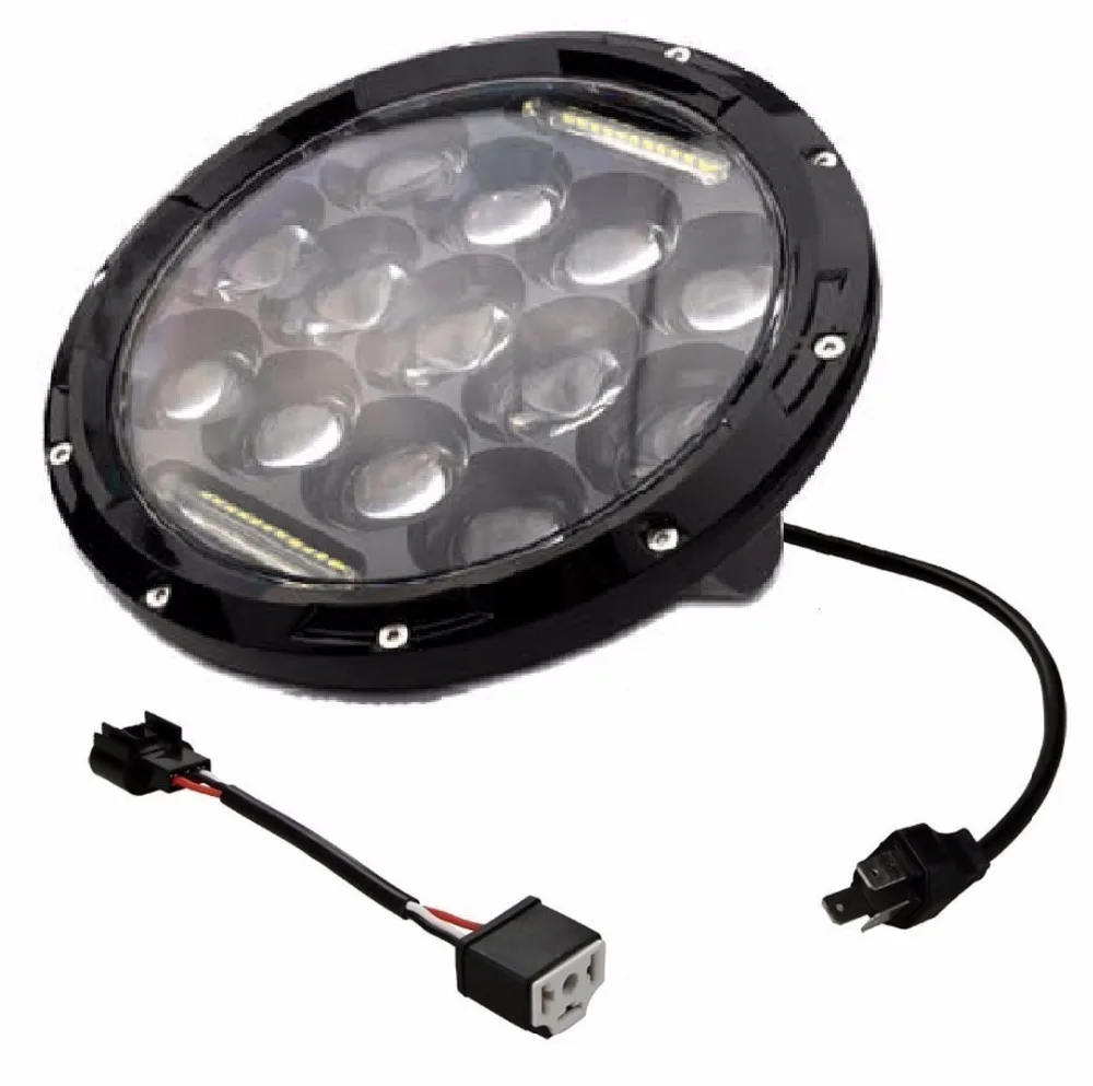 2 шт. 7 дюймовые светодиодные фары дальнего/ближнего света 75 Вт|light for|round led headlightround