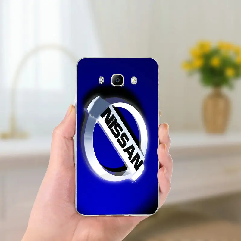 С логотипом Nissan с принтом в виде машин чехлы для мобильных телефонов Samsung Galaxy J1 J2 J3