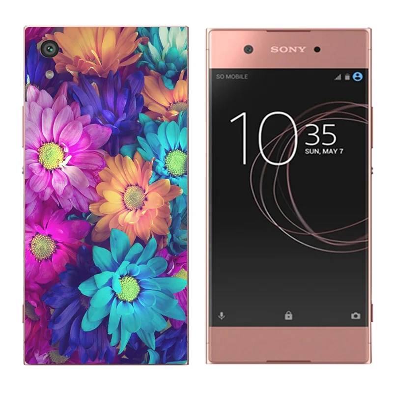 Чехол для Sony Xperia XA1 G3112 G3116 с треугольным принтом XA1/Z6 мягкий силиконовый чехол из