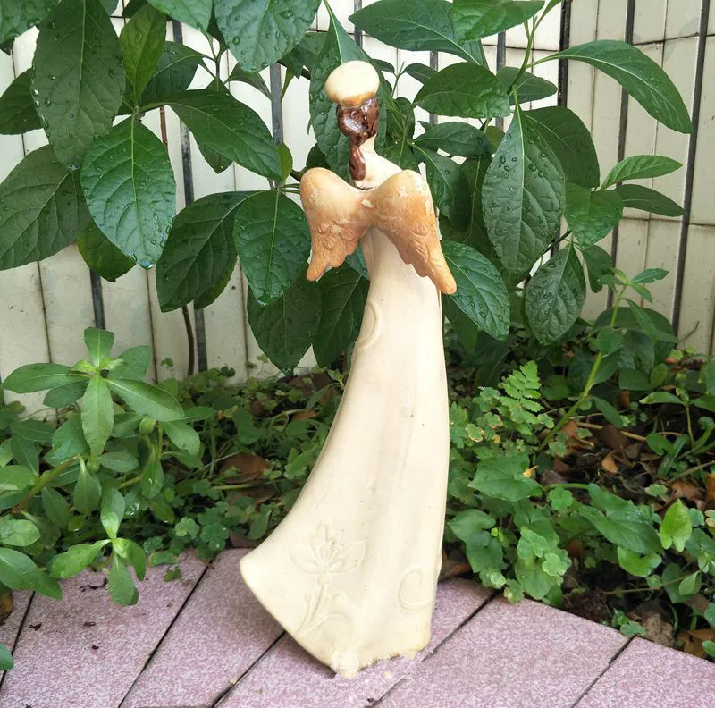 Украшение с христианскими иероглифами статуя ангела сказочные изделия из смолы