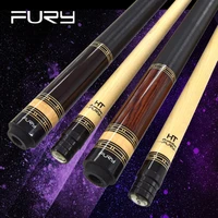 original fury cj pool cue stick kit billiard cue 11 75mm13mm tip with case north american maple shaft with extension billiard