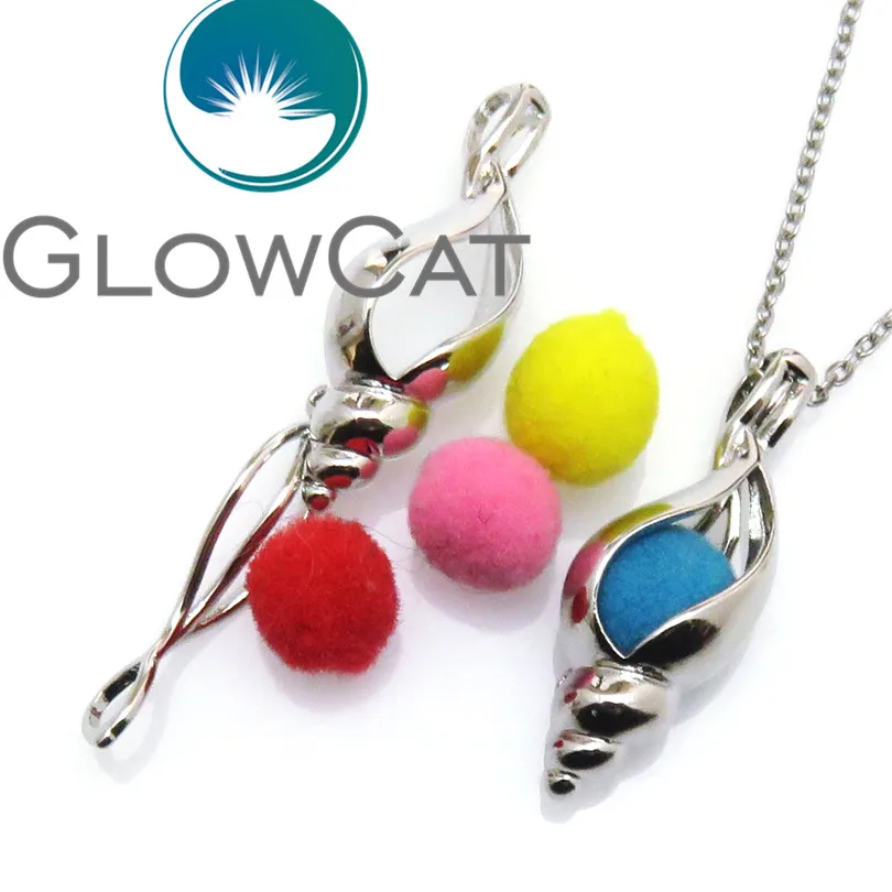 GLOWCAT K574 медная фотооболочка бусины клетка парфюм эфирное масло диффузор Устрица