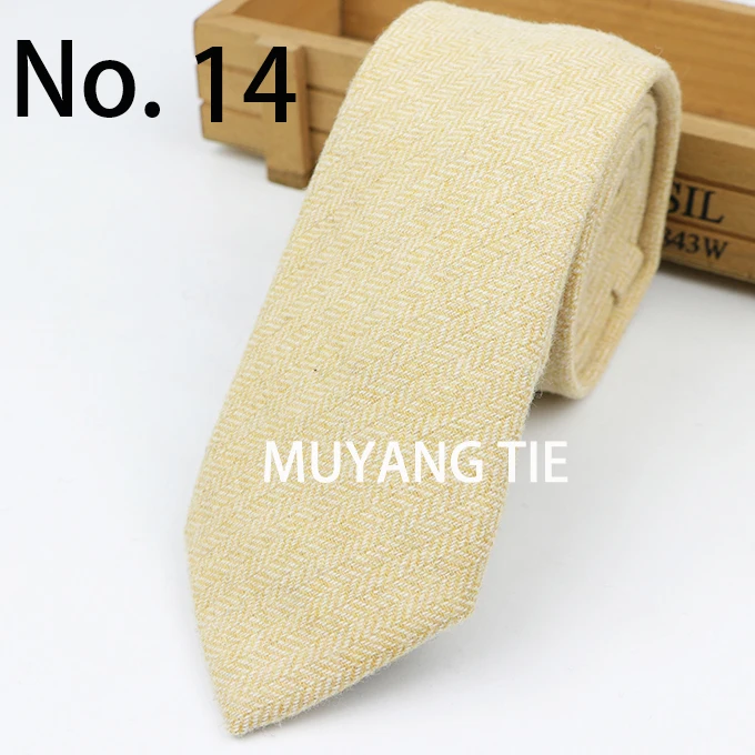 New Style Wool Viscose Tie 7cm Ties Fluffy Solid Color Corbata Slim Striped Necktie Cravat Clothing Accessories Warm Dot Ties