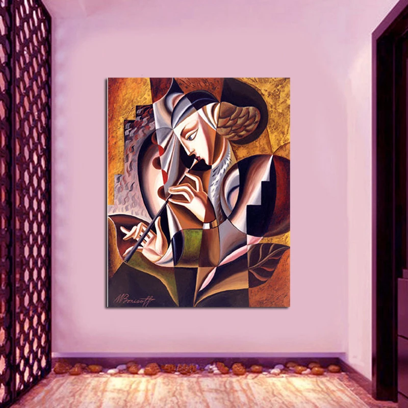 Ручная роспись Абстрактная Женская картина маслом 100% ручная работа Холст