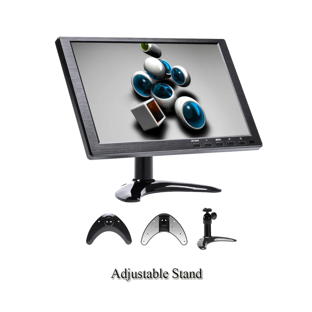AMPrime 10 1 &quotHD ЖК монитор 1280x600 широкоформатный тонкий компьютер Мини ТВ и