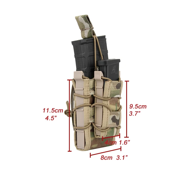 Emerson подсумок двухслойный модульный 5,56. 223& 9 мм подсумок MOLLE Mag Carrier