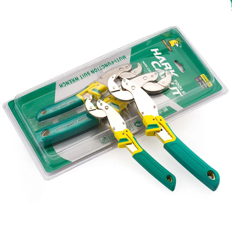

2PCS Adjustable Wrench Multi-function Universal Wrench For Fix Automobile Machine Pipe Wrench Set Tool