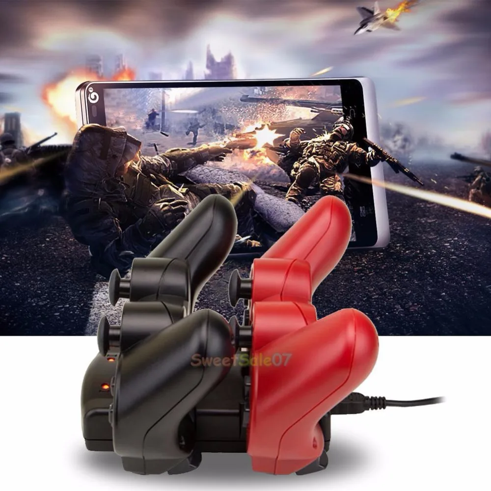 Dual USB Charging Dock Station Charger Stand for Playstation3 PS3 Controller 0323 | Электроника