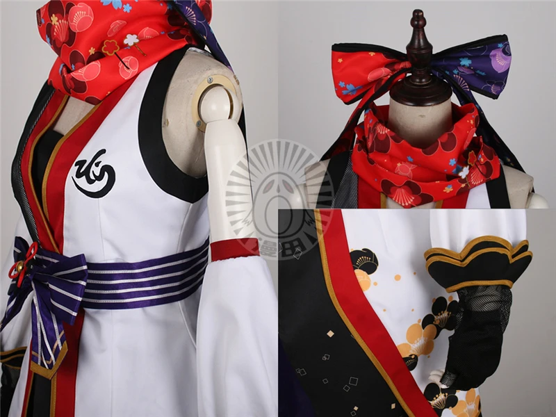 Костюм для косплея Rin Hoshizora Love Live ниндзя красный костюм носки B| |