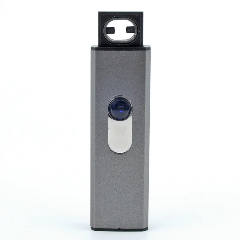 USB Зажигалка тонкая Arc плазменная Ветрозащитная электронная перезаряжаемая для