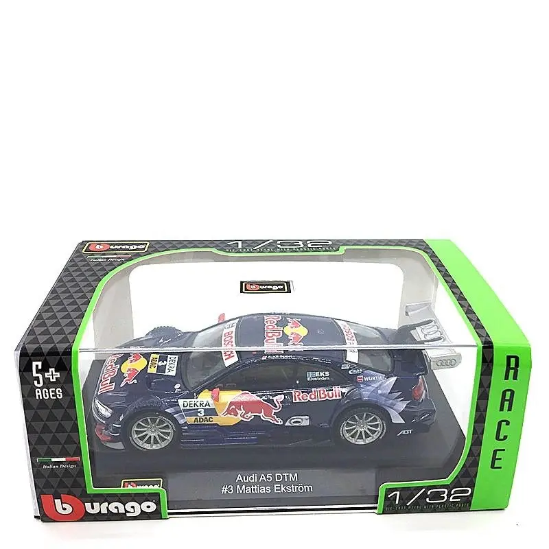 Bburago 1:32 Audi A5 DTM #3 Mattias экстрам #9 Майк Rockenfeller литая модель гоночного автомобиля