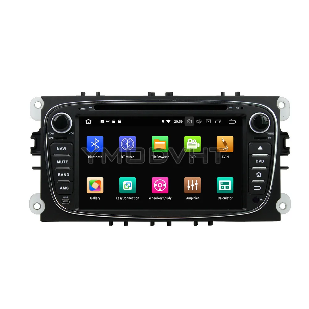 YMODVHT 7 дюймов Android 8 0 Восьмиядерный 4 ГБ Автомобильный DVD радио GPS для FORD