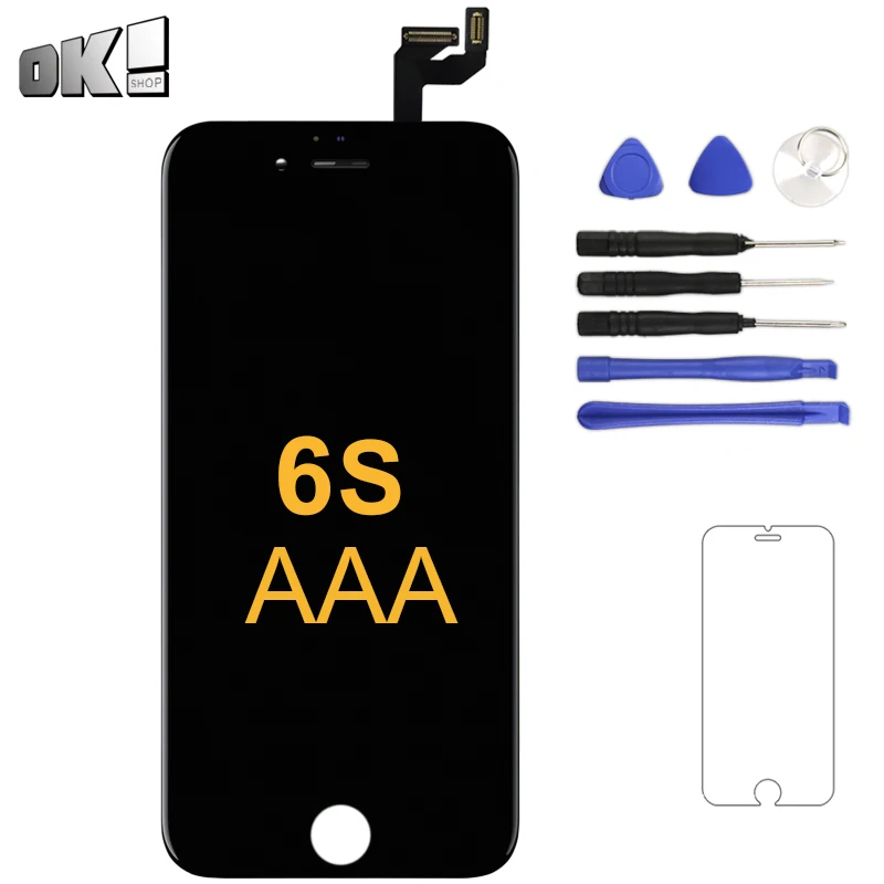 AAA + без битых пикселей панель для iPhone 6 S ЖК дисплей дигитайзер сборка замена