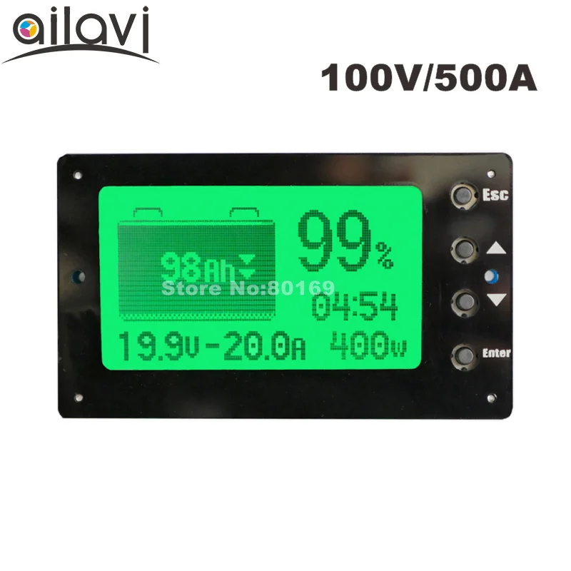 100V 500A Аккумуляторный кулометр TF03 профессиональный тестер батареи для
