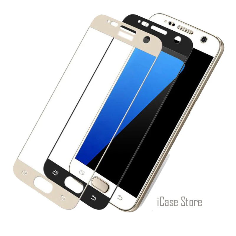 Полное покрытие красочные Экран протектор Закаленное Стекло для samsung Galaxy A5 A3 2017 A7