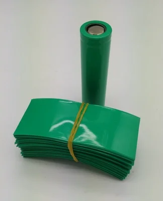 Green 100pcs 100 шт./лот, трубка для инкапсуляции литиевой батареи, 18650, посвященная термоусадочной трубке, обертка, изолированная, обновленная пленка ПВХ - Цвет: Green 100pcs