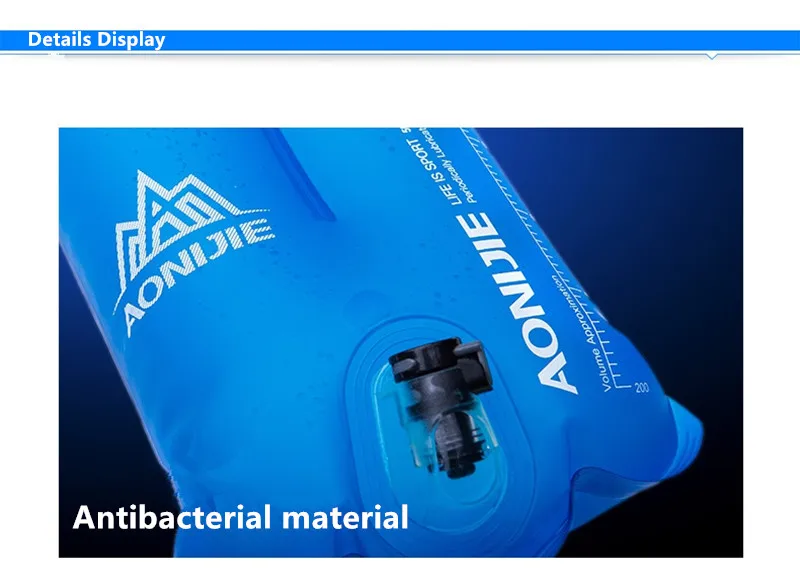 AONIJIE 1.5L 2L 3L прочный бегущий складной силиконовый мягкий мешок для воды портативный для улицы спортивный походная сумка для воды