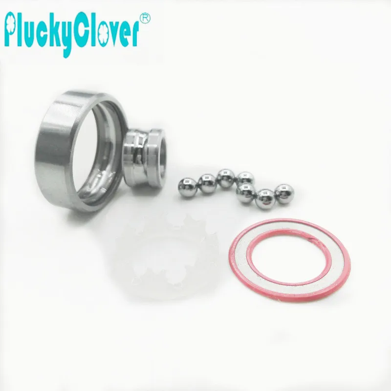1 шт. Abec 9 PluckyClover 608 rs красный или зеленый уплотнение встроенный подшипник для