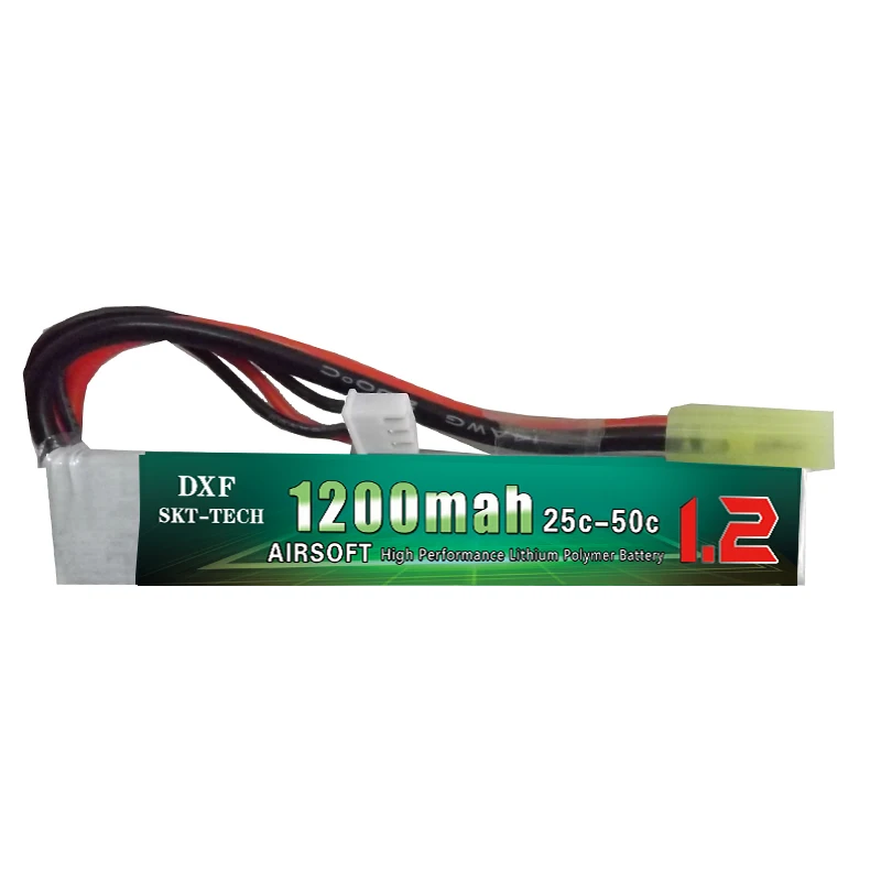 2017 DXF Airsoft gun аккумулятор 3S RC Lipo батарея 11 1 В 1200 мАч 25C AKKU для мини-страйкбольного