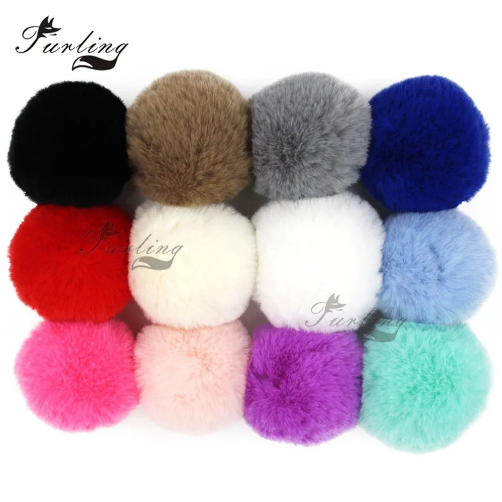 12 шт. помпоны из искусственного меха Рекс 6 см|fur pom|pom pomfaux fur pom poms |
