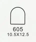 605 10.5X12.5 10 пар/лот; женские туфли на высоком каблуке; Диаметр 3,04 мм; Сменные стопоры на каблуке; женские туфли на шпильках; Туфли на каблуке для ремонта - Цвет: 605 10.5X12.5