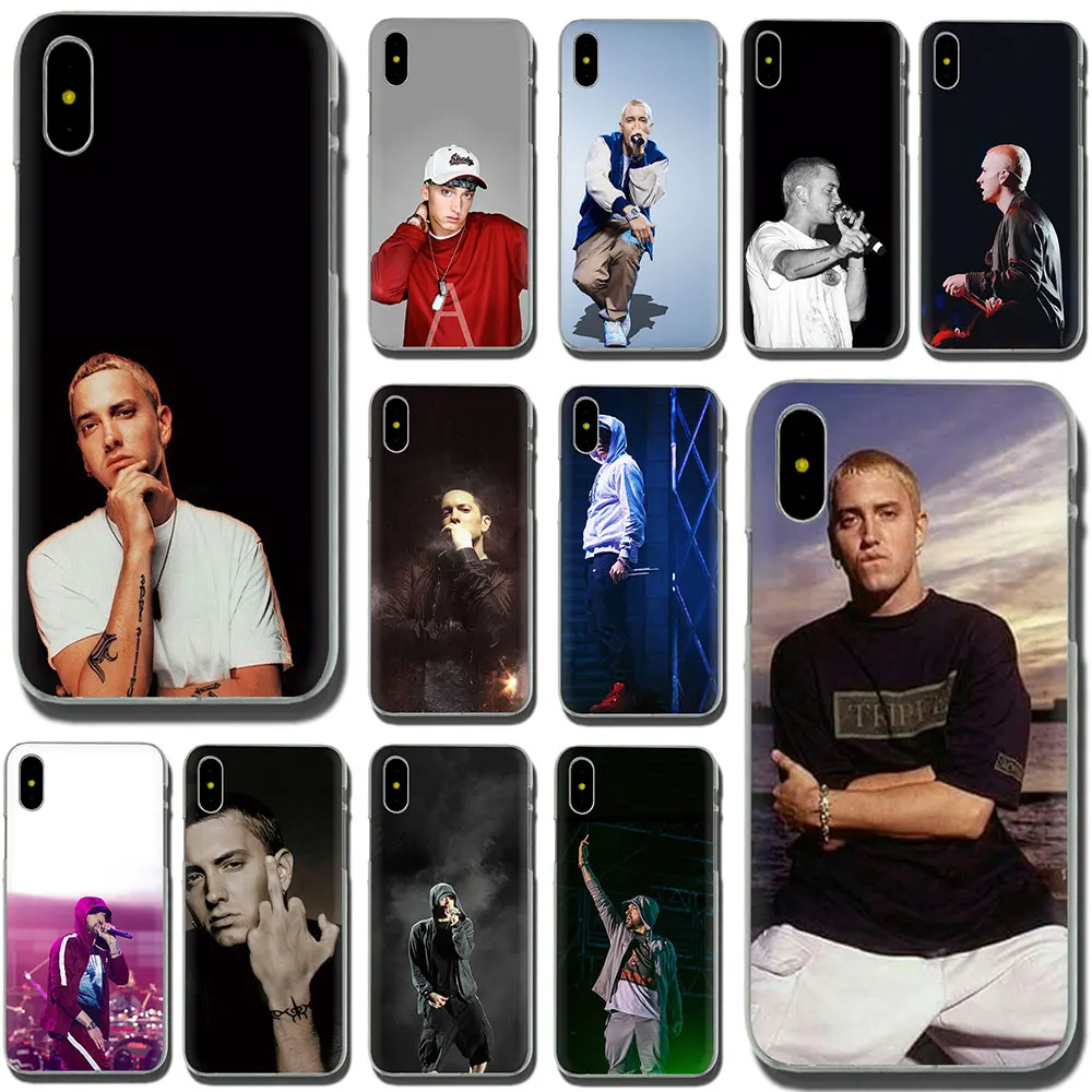 Жесткий чехол для телефона с Эминем рэп в стиле хип-хоп для iPhone 11 Pro XR XS Max X 8 7 6 6S Plus