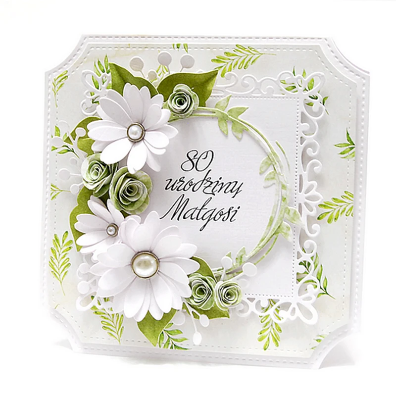 Листовая гирлянда металлические режущие штампы трафареты новинка 2019 для DIY