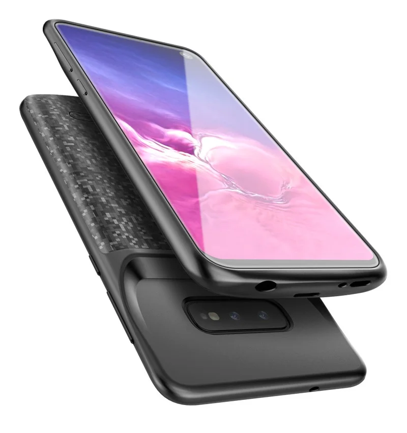 Чехол-аккумулятор для samsung Galaxy S10 S10e, Силиконовый противоударный чехол для зарядного устройства, тонкий Чехол-аккумулятор для samsung S10 Plus