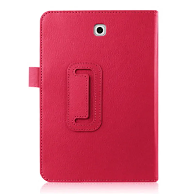Rose Red Для P550 SM-T550 SM-T555 SM-P550 чехол для планшета откидной держатель подставка кожаный чехол для samsung Galaxy Tab A 9,7 дюймов T550 T555 - Цвет: Rose Red