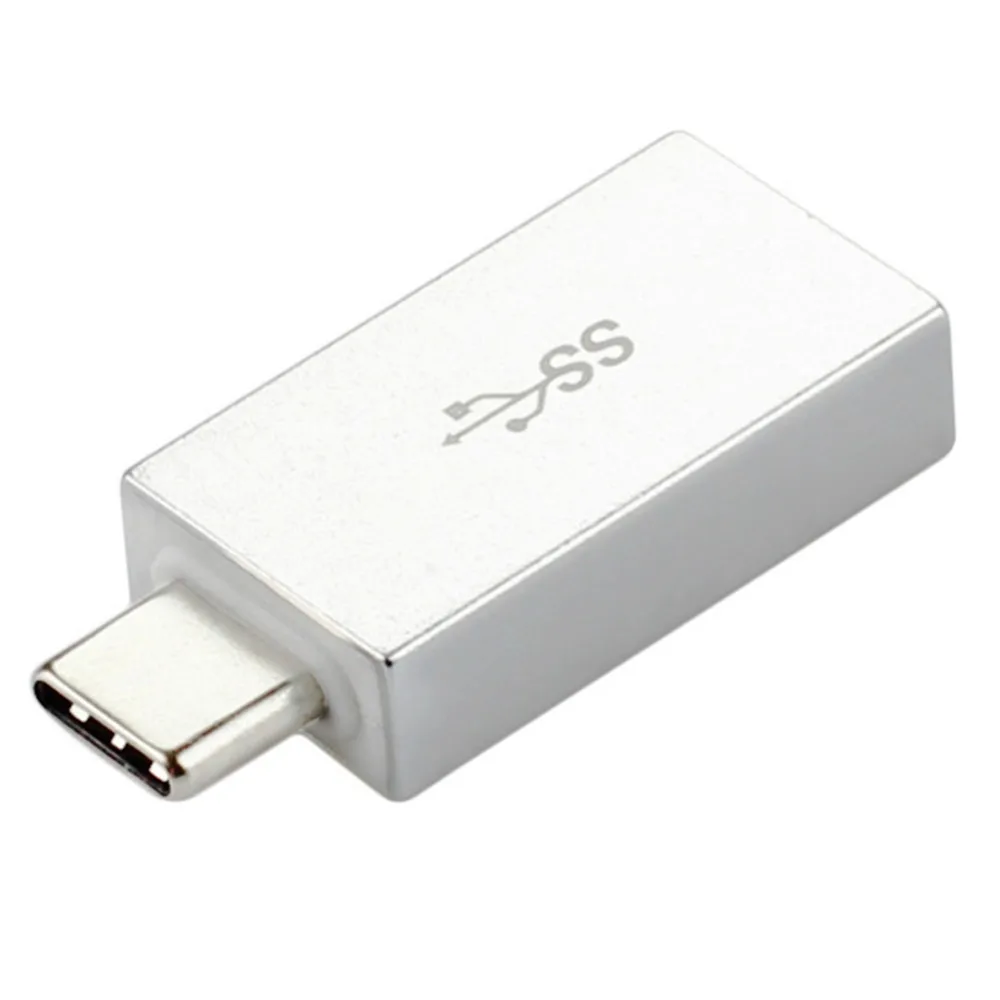 Алюминиевый адаптер USB 3 1 Type C Male to 0 A Female OTG для быстрой зарядки и синхронизации