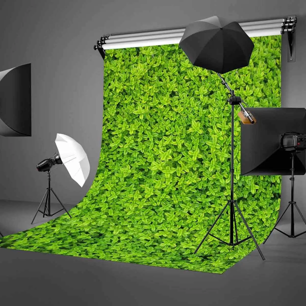 150x210 см зеленый лист стены фон многослойный фотография для камеры фото