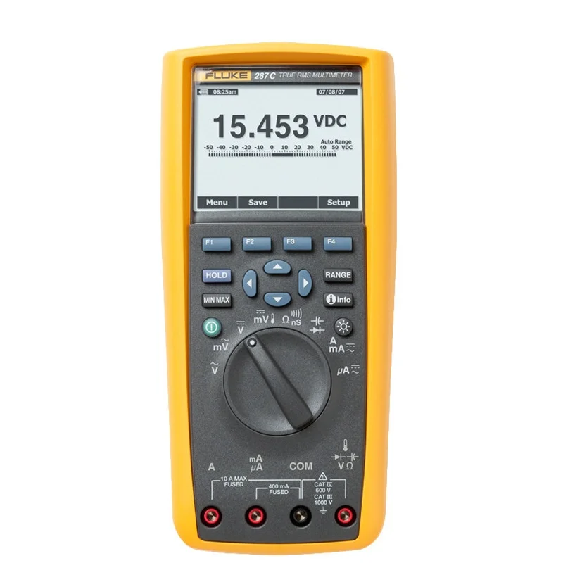 Цифровой мультиметр Fluke 287C реальное эффективное значение четыре с половиной|digital