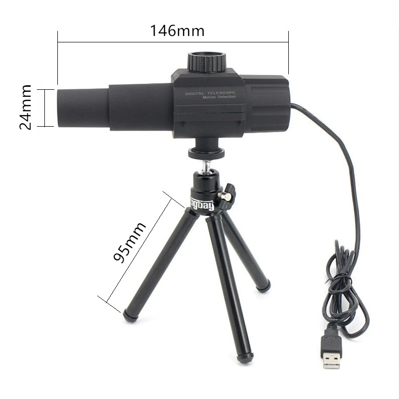 Умный Цифровой USB телескоп Монокуляр с зумом 70X HD 2.0MP Регулируемая Масштабируемая камера монитор для фотографирования видео