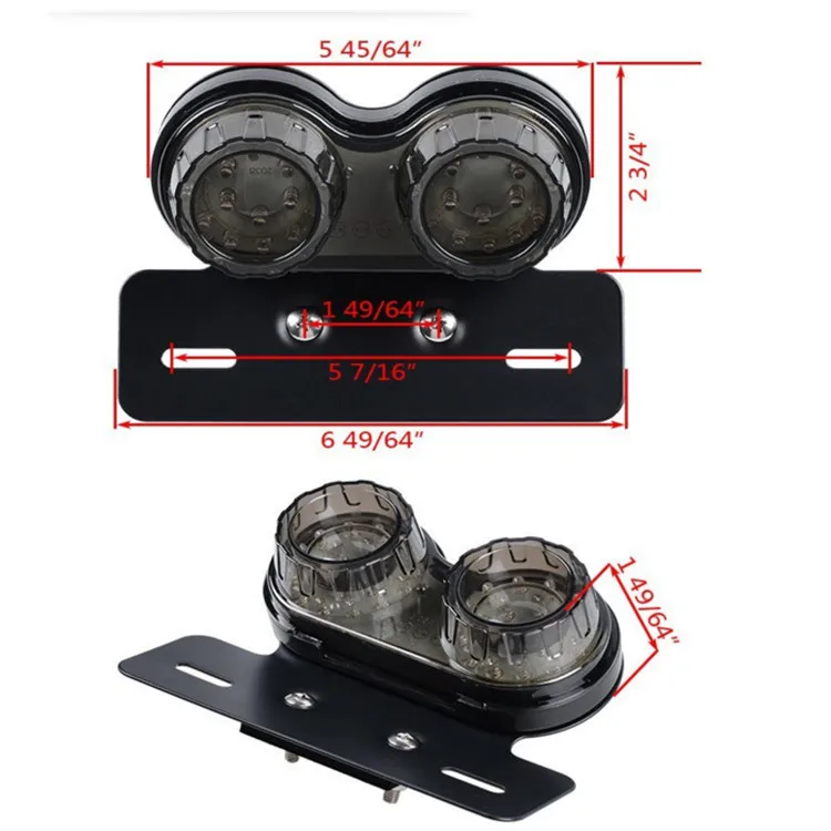 Истребитель с трёхмерными чертёжами ощущение стиля мотоцикл задний фонарь для