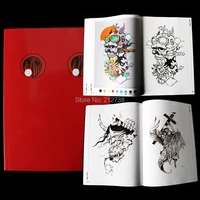 newest eight knowledge tattoo manuscript linear print fashion cartoon pop figure social monkey animal tattoo book a4 111pages