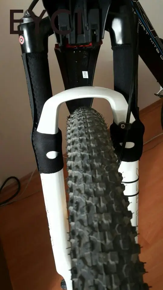 EYCI 2 шт./пара дорожный велосипед для езды на велосипеде, MTB Передняя рамка вилка Обёрточная бумага защитные чехлы гвардии протектор Аксессуары для велосипеда