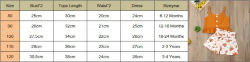 Летний цветочный наряд для маленьких девочек комплект одежды детский хлопковый