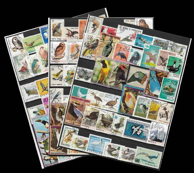 

50Pcs/Lot Bird All Different From Many Countries NO Repeat Postage Stamps for Collecting