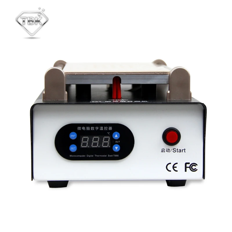 

Newest 7inch Vacuum LCD Separator Double Pump LCD Screen Splitter OCA Glue Removal Separator TBK-988