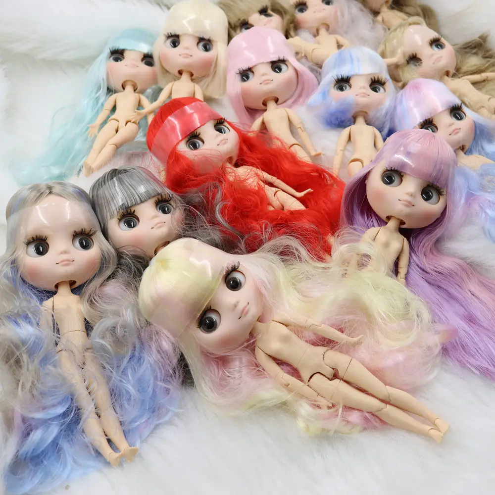 Ледяной DBS Blyth Срединная кукла No.7 из матовой кожи 20 см 1/8 BJD совместное жеста рукой