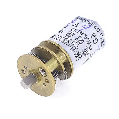 

30RPM 3mm Shaft Dia Speed Reducing 2 Terminals Gearbox Geared Motor 6VDC XWJ