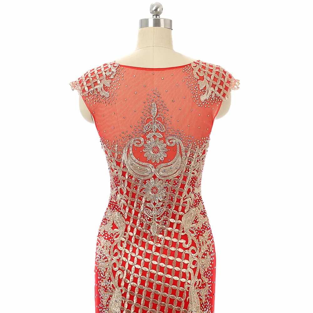 Красные платья для выпускного вечера русалка Кепки из тюля с длинными рукавами