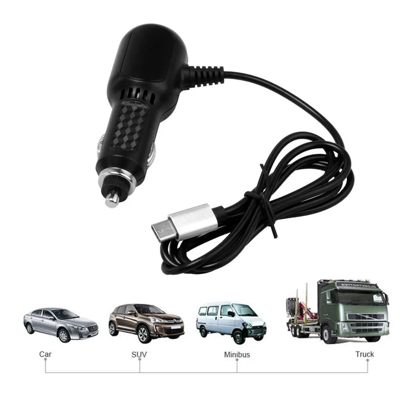 Автомобильное зарядное устройство 5 В/2 4 А с двумя usb-портами 2 + Кабель зарядного