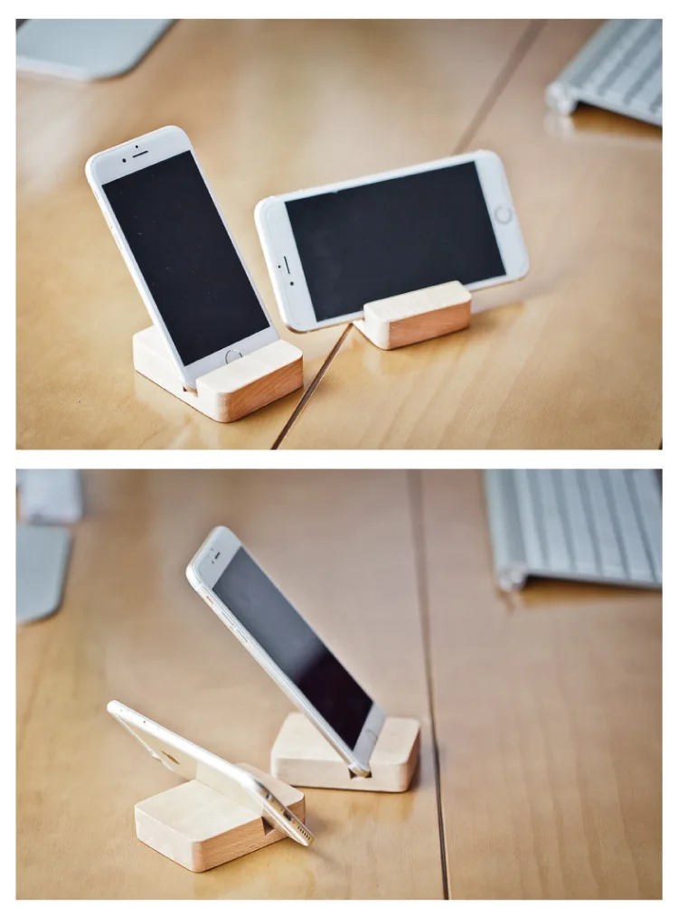 Подставка для телефона SZYSGSD из бука универсальный деревянный держатель Iphone 8 6 6s 7