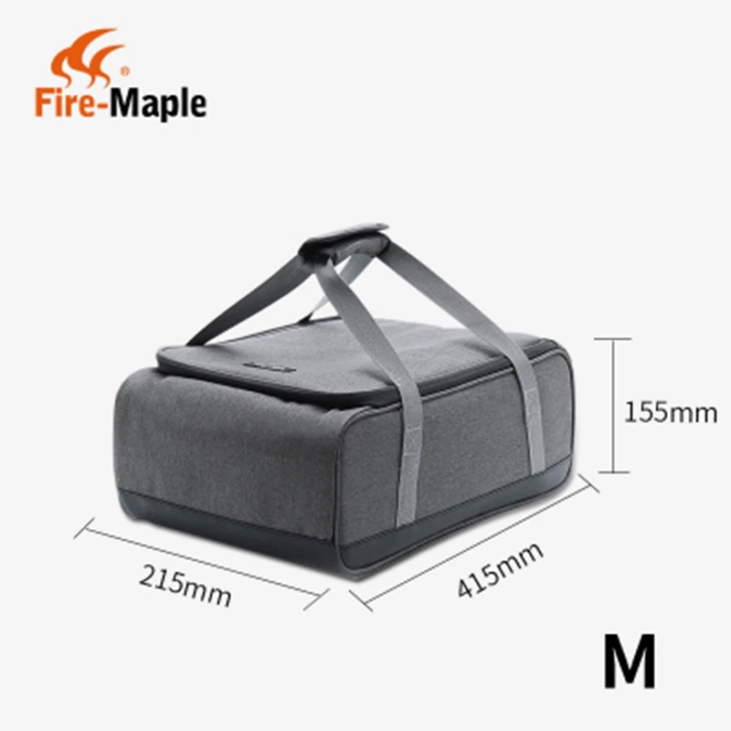 M 415x215x155MM Огненная Кленовая печь, сумка для хранения, корзина для пикника, газовая плита для кемпинга, газовая канистра, сумка для переноски, сумка для хранения, сумка для пикника - Цвет: M 415x215x155MM