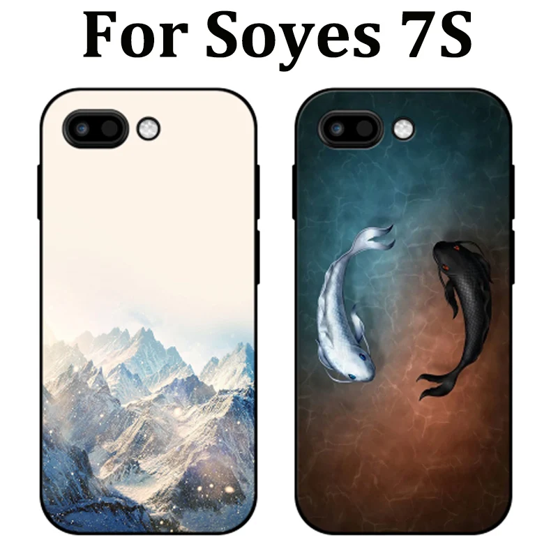 Чехол для Soyes 7 S мягкие чехлы mini чехол телефона с милым мультяшным рисунком fundas capas